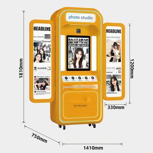 Photomaton libre-service haut de gamme pour l'industrie du mariage <span class=keywords><strong>avec</strong></span> conception d'album et caractéristiques d'impression de livre d'or - Product Image 6