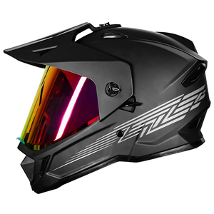Venta Directa de Fábrica, Cascos de Motocicleta de Seguridad para Hombre, Cascos de Motocross con Doble Visera, Certificación DOT - Product Image 5