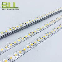 2835 120leds/m lampu keras Led 2700K Strip Led putih hangat 24V untuk pencahayaan kabinet di bawah
