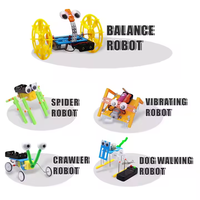 Kits de Robótica STEM Ecológicos para Niños - Juguetes Educativos de Ensamblaje con Función de Juego, Material Seguro, Unisex