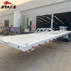 <span class=keywords><strong>Remorque</strong></span> à plateau plat chinoise à <span class=keywords><strong>2</strong></span> <span class=keywords><strong>essieux</strong></span>, à barre de traction extensible, avec déflecteur avant, promotionnelle - Product Image 5