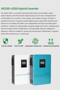 HE200-6500P Système Solaire Hybride 10KW 11KW 12KW 22KW 33KW 50KW Onde Sinusoïdale Pure Monophasé MPPT pour Système Énergétique - Product Image 2