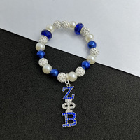 Bracelets à breloques Zeta Phi Beta Sorority