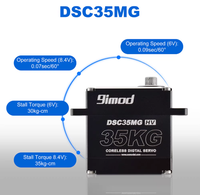 9imod DS35MG 180-270 degrés 35kg Servo numérique étanche IP67 à couple élevé pour voiture RC camion chenille bateau Robot Drone passe-temps bricolage