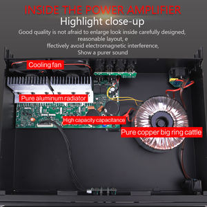 Amplificador de altavoz trasero TK2250 KTV profesional puro para Karaoke para habitaciones privadas y uso familiar - Product Image 3