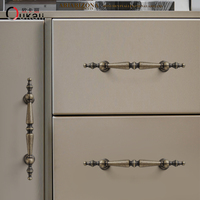Oukali moderne mode meubles armoire poignée cuisine bureau à domicile alliage d'aluminium tirer poignées or tiroir poignées
