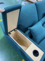 Elektrisches Relaxsofa-Set für Villa-Heimkino – Modulares Stoffsofa für Medienzimmer und Kinositzplätze