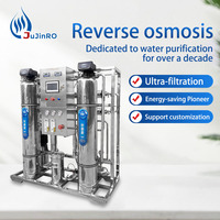 JuJin RO lampe UV osmose inverse système de filtre à eau avec 500L/heure Filtration 220V 1 an de garantie