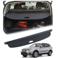 2025 CarInterior accessoire aveugle arrière colis étagère coffre Cargo couverture pour BMW X3 2011-2017 F25 confidentialité couverture noir 51477335263