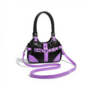 Nouveau Sac à Bandoulière en Cuir PU 2025 Gu <span class=keywords><strong>Zi</strong></span> Ba <span class=keywords><strong>Ji</strong></span> Transparent pour Femme – Style Quotidien Subculture Y2K Sassy Girl avec Fermeture Éclair Sous le Bras - Product Image 1
