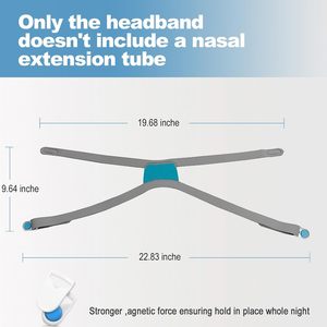 Correas de Repuesto Universales para Mascarilla CPAP F30i, Accesorios con Soporte Fijo de Cuatro Esquinas, Arnés de Tela Suave para <span class=keywords><strong>Apnea</strong></span> del Sueño, OEM - Product Image 2