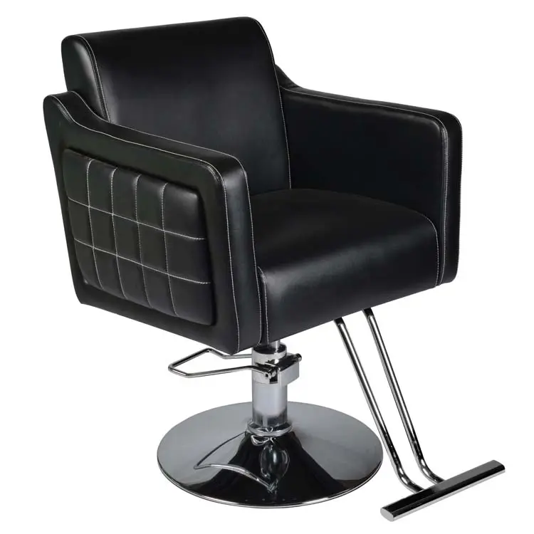 Хит продаж Парикмахерские стулья мебель парикмахерские черные регулируемые по высоте Стайлинг стул