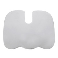 Coussin de siège en gel orthopédique en mousse à mémoire de forme rafraîchissante en forme de U pour soulager la pression du coccyx en été, idéal pour les longues sessions assises au bureau