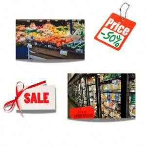 Étiquettes autocollantes imprimées à prix compétitif, idéales pour l'affichage des prix des produits et les étiquettes de pesée en rouleau – Vente chaude - Product Image 2