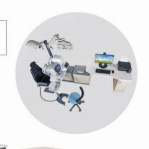 Table d'optométrie informatisée Vigen YDL-920A avec fauteuil électrique et accoudoirs réglables pour examen de l'acuité visuelle - Product Image 2