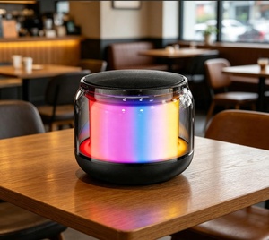 רמקול בלוטות' RGB DS106PRO עם אפקטים של תאורה צבעונית, נייד, קטן, תומך בכרטיס TF, כניסת AUX, מתאים למחשב שולחני, מחשב נייד וסמארטפון. - Product Image 6