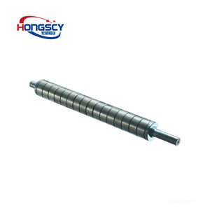 Magnetrolle D100 D150 D200 Permanenter Neodym-Magnet Magnetischer Förderbandroller für Recycling & Sortierung - Product Image 1