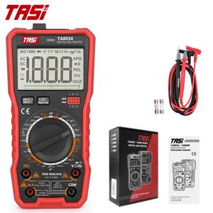 มัลติมิเตอร์ดิจิตอล TASI TA803A แบบอัตโนมัติ/แมนนวล วัดค่า True RMS AC DC พร้อมหน้าจอแสดงผลแบบอนาล็อก และตัวบ่งชี้แบตเตอรี่ต่ำ - Product Image 6