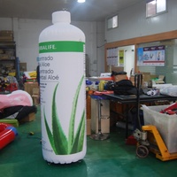 Réplique géante de bouteille de shampoing gonflable - Affichage gonflable promotionnel personnalisé pour les marques de soins capillaires et de cosmétiques
