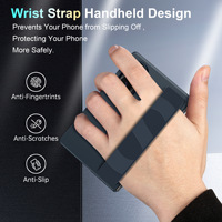 Nouvelle coque de téléphone simple avec dragonne pour Samsung Z Fold 8 Ultra Z Fold 7 6 5, antidérapante, antichoc, avec poignée, accessoires en gros