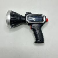 Lampe torche LED portable rechargeable avec longue autonomie, chargement USB, corps surdimensionné en ABS
