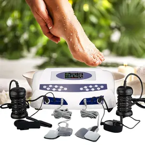 दोहरी उपयोगकर्ताओं आयन सेल शुद्ध Detox फुट स्पा मशीन नवीनतम मॉडल दोहरी Detox पैर स्नान स्पा मशीन