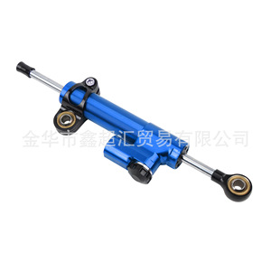 Zuqing Motorcycle Steering Damper 256.5mm CNC Universal Performance Modification Black Red Blue <b>Titanium</b> Color - Product Image 5