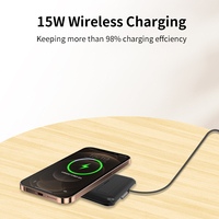 XWorld 15W Pengisi Daya Nirkabel Portabel Dudukan Pengisi Daya Serbaguna Kecil Berbagai Antarmuka-Tipe C L USB-Harga Grosir
