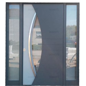 Porte de sécurité en acier inoxydable Qifan – Porte d'entrée moderne à ouverture latérale, étanche et durable pour les maisons - Product Image 1
