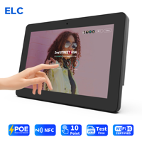 10.1 İnç Duvara Monte Dijital Poster Ticari Tabela Reklam CMS Yazılımı LCD Tablet Android 11