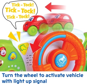 Il mio primo giocattolo per passeggino, volante per bambini, seggiolino auto, giocattolo educativo per imparare a guidare - Product Image 5