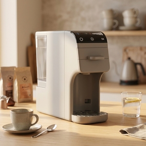 Machine à café multi-capsules programmable semi-automatique Newle Electric 1350W 20 bars 6-en-1 avec réservoir d'eau <span class=keywords><strong>de</strong></span> 0,6L, pour usage hôtelier en France - Product Image 4