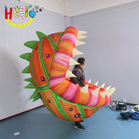 Décoration d'événement Costume de fleur gonflable Costume de fleurs mangeuses d'hommes gonflable Costume de marche pour fête