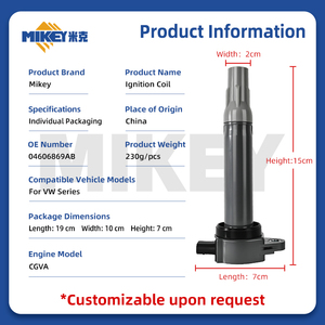 Fabricante 90919-02220 de la bobina de ignición de la calidad de MIKEY para Toyota Camry Corolla RAV 4 AutoPart - Product Image 3