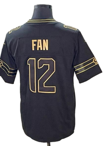 Großhandel 2026 Neuestes Seattle American Football Trikot Genäht # 11 Smith-Njigba # 12-Fächer Polyester Atmungsaktives Sport-Shirt - Product Image 3