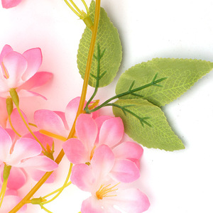 Guirnaldas de Flores Artificiales de Forsythia y Cerezo, 180 cm, Flores de Seda y Plástico de Alta Simulación, Decoraciones para Bodas y Hogar - Product Image 3