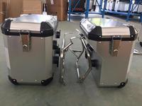 Top case arrière en aluminium pour moto / Valise latérale en aluminium pour moto à prix compétitif en gros