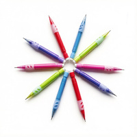 Crayon mécanique miniature ZHUOPIN ZP632P 0,7 mm HB 2B 9,5 cm, portable, automatique, avec grip en caoutchouc TPR souple, MBS, école, bureau
