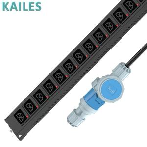 Kailes (KLS) cơ bản PDU loạt 1-vị trí hot-swappable chỉ số sức mạnh đèn + 1 20a1p thủy lực bộ phận ngắt mạch 1 pha 32A PDU - Product Image 4