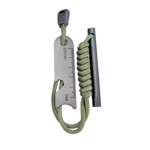Manufacturer's outdoor fire starter, magnesium rod, 10*100, wilderness survival tool, with scraper, camping fire starter. - Product Image 5