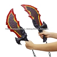 God of War 4 Kratos 'Flame Doppel messer Klinge des Chaos und Leviathan Axe Cosplay Waffe Schaum gemacht Spielzeug Schwerter
