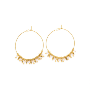 Pendientes Colgantes de Moda, Chapados en Oro, Acero Inoxidable 316L, Diseño de Aro Resistente y Sostenible - Product Image 2