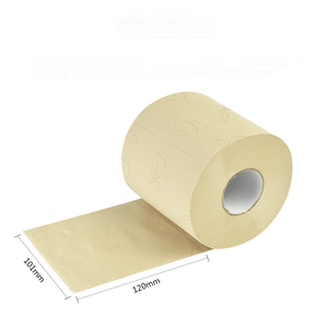 Embossed newly made bamboo pulp two-ply, three-ply, four-ply toilet <b>paper</b> wholesale, soft high-quality toilet <b>paper</b> <b>rolls</b> - Product Image 2