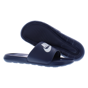 Sandalias Nike Victori One para hombre, color azul medianoche, blanco, parte superior de EVA, sin cordones, para verano - Product Image 6