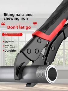 คีมปากแหลมแบบตรง รุ่นใหม่ เหล็กกล้าคาร์บอนสูง ทนทานต่อการสึกหรอ สำหรับจับยึด - Product Image 2