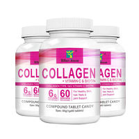 Collagène Type 1 3 Vitamine C Biotine E Zinc Anti Âge Beauté Comprimés Peau Cheveux Ongles Articulations Femmes Hommes