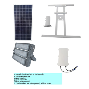 Dẫn sân tennis ngoài trời có độ sáng cao, sân bóng rổ và sân bóng đá sử dụng đèn <span class=keywords><strong>LED</strong></span> năng lượng mặt trời - Product Image 5