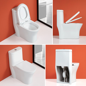 โถสุขภัณฑ์แบบชิ้นเดียว Da8070 ระบบชำระล้างแบบซุปเปอร์วอร์เท็กซ์ 3 ลิตร แบบ S-Trap ติดตั้งบนพื้น เป็นมิตรกับสิ่งแวดล้อม เหมาะสำหรับอพาร์ทเมนต์ขนาดเล็กและใช้ในบ้าน - Product Image 2