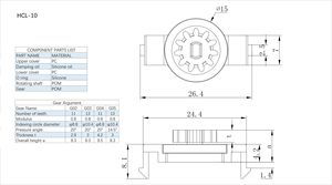 Amortisseur <span class=keywords><strong>à</strong></span> micro-engrenages <span class=keywords><strong>à</strong></span> couple élevé pour couvercle de siège de toilette <span class=keywords><strong>à</strong></span> fermeture douce et compartiment <span class=keywords><strong>à</strong></span> gants de voiture - Product Image 5