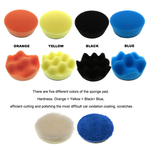 3Inch 20pcs/set Car Foam Polishing <strong>Pads</strong> Buffing <strong>Pads</strong> <strong>Mixed</strong> Kit Waxing Sponge for Abrasive Tools Polisher Car Care Tool Sets - Product Image 2